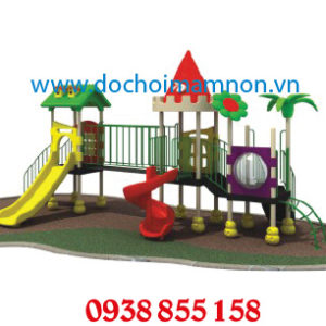bộ liên hoàn nhà chơi cầu trượt cho bé