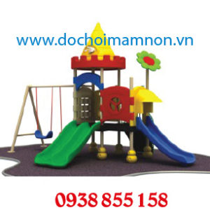 bộ liên hoàn cầu trượt nhà chơi cho bé