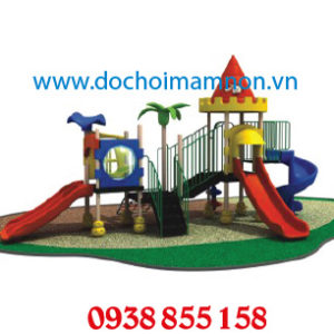 bộ liên hoàn cầu trượt nhà chơi cho bé