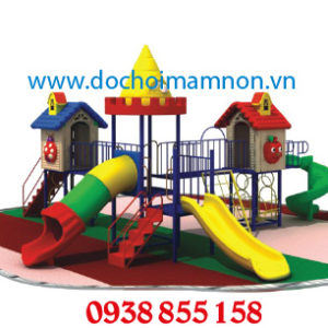 bộ liên hoàn cầu trượt nhà chơi cho bé