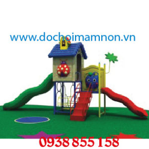 Liên hoàn cầu trượt xích đu nhà chơi
