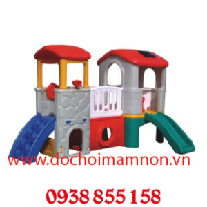 bộ liên hoàn cầu trượt cho bé