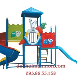 cầu tuột dành cho trẻ em vui chơi trong trường mầm non và công viên khu vui chơi cho bé giá rẻ bền đẹp an toàn bằng nhựa composite