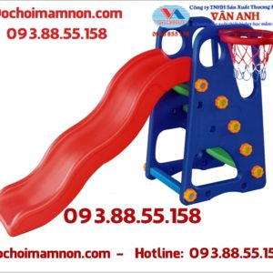 Cung cấp cầu trượt bóng rổ cho bé chơi trong nhà giá rẻ tại HCM CTN-006