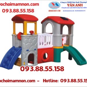 Cầu trượt nhập khẩu cỡ nhỏ cho trẻ em vui chơi CTN-016 bán tại Vân Anh