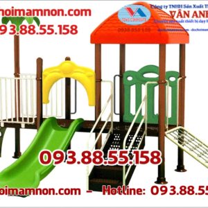 Cầu trượt trẻ em hàng nhập đẹp và bền cho trẻ em vui chơi CTN-031