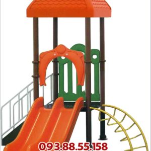Cầu trượt mầm non cho bé vui chơi CTN-033 giá rẻ bền đẹp tại HCM