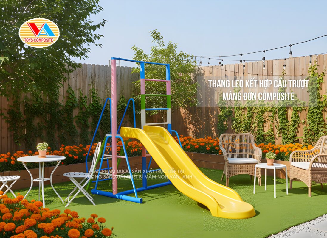 Cầu Trượt 1 Máng